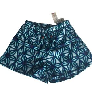 NWT Batik Print Drawstring Shorts